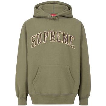 Green Supreme Stars Arc Hoodie | Supreme 127AP